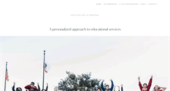 Desktop Screenshot of edvancedlearning.com